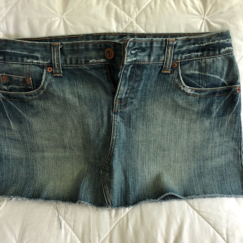 American Eagle Denim Mini Skirt size 8